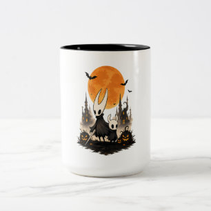 Tasse 2 Couleurs Hollow Knight Halloween Lune Épouvantable Citrouil