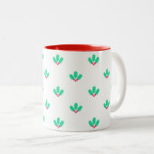 Tasse 2 Couleurs Holly Berry Motif (Devant droit)