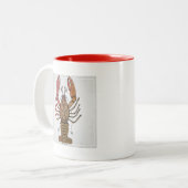 Tasse 2 Couleurs Homard de style (Devant gauche)