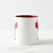 Tasse 2 Couleurs Homard mignon (Centre)