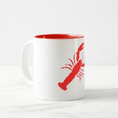 Tasse 2 Couleurs homard rouge (Devant gauche)