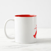 Tasse 2 Couleurs homard rouge (Gauche)