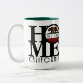 Tasse 2 Couleurs HOME Big Pine CA 15oz (Gauche)