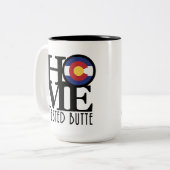 Tasse 2 Couleurs HOME Crested Butte 15 oz (Devant gauche)