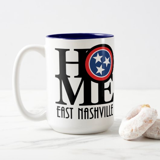 Tasse 2 Couleurs HOME East Nashville 15oz (Avec donut)