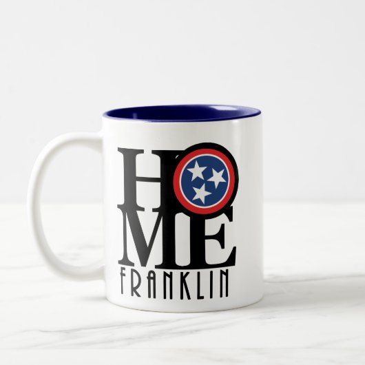 Tasse 2 Couleurs HOME Franklin (Gauche)