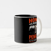 Tasse 2 Couleurs Home is where my Penguin is Penguin 28 (Devant droit)
