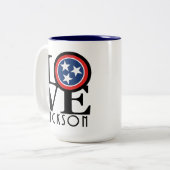 Tasse 2 Couleurs HOME Jackson TN 15oz (Devant gauche)