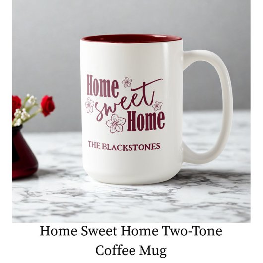 Tasse 2 Couleurs Home Sweet Home