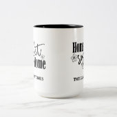Tasse 2 Couleurs Home Sweet Home (Centre)