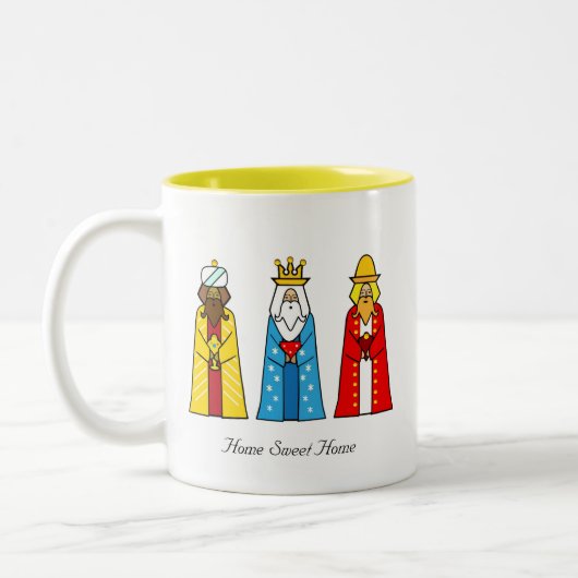 Tasse 2 Couleurs Home Sweet Home & Trois Hommes Sages (Gauche)