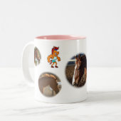 Tasse 2 Couleurs Homer le cheval (Devant gauche)