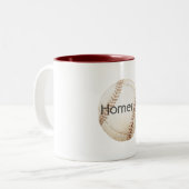 Tasse 2 Couleurs Homerun Baseball (Devant gauche)