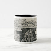 Tasse 2 Couleurs Homme assis (Centre)