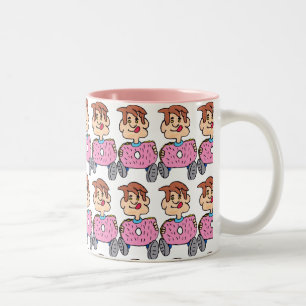 Tasse 2 Couleurs Homme de beignet