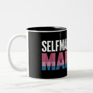Tasse 2 Couleurs Homme fait soi-même Transgenre Drapeau de fierté t