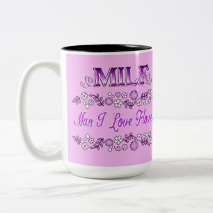 Tasse 2 Couleurs Homme I Love Flowers Pink Texte 2