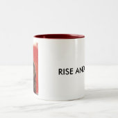 Tasse 2 Couleurs Homme préhistorique, HAUSSE ET ÉCLAT (Centre)