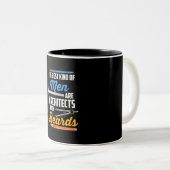 Tasse 2 Couleurs Hommes Architectes Avec Oreilles (Devant droit)