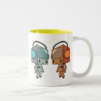 Tasse 2 Couleurs Hommes de promenade de TV