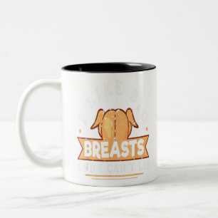 Tasse 2 Couleurs Hommes J'Aime Les Grands Seins Drôle Thanksgiving 