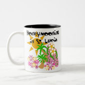 Tasse 2 Couleurs Honeymooning au St Lucia (Gauche)