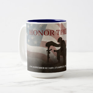 Tasse 2 Couleurs Honorez les Morts