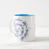 Tasse 2 Couleurs Ho'oponopono (Devant gauche)