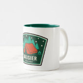 Tasse 2 Couleurs Hoosier National Forest Camping (Devant droit)