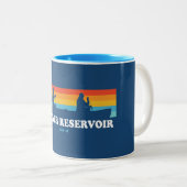 Tasse 2 Couleurs Hoover Réservoir Ohio Canoe (Devant droit)