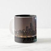 Tasse 2 Couleurs Horizon de Chicago (Devant gauche)