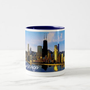 Tasse 2 Couleurs Horizon de Chicago