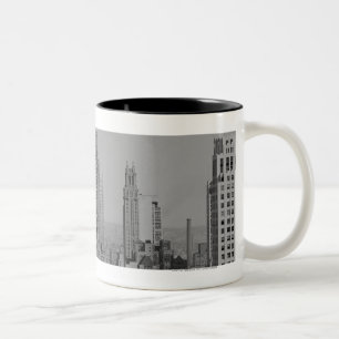 Tasse 2 Couleurs Horizon de ville
