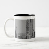 Tasse 2 Couleurs Horizon de ville (Gauche)