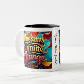 Tasse 2 Couleurs "Horizons lumineux vers l'avant" (Devant gauche)