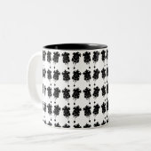 Tasse 2 Couleurs Horloges Cukoo (Devant gauche)