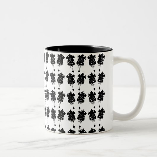 Tasse 2 Couleurs Horloges Cukoo (Droit)