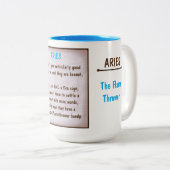 Tasse 2 Couleurs Horoscope : ARIES (classés G) (Devant droit)