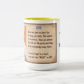 Tasse 2 Couleurs Horoscope : LEO (classé G) (Centre)