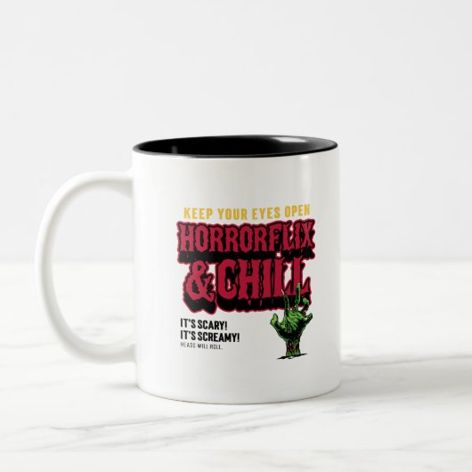 Tasse 2 Couleurs Horrorflix Et Chaleur (Gauche)