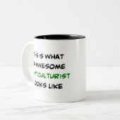 Tasse 2 Couleurs horticulteur, génial (Devant gauche)