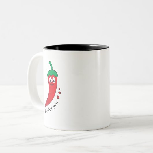 Tasse 2 Couleurs Hot pour vous (Devant gauche)