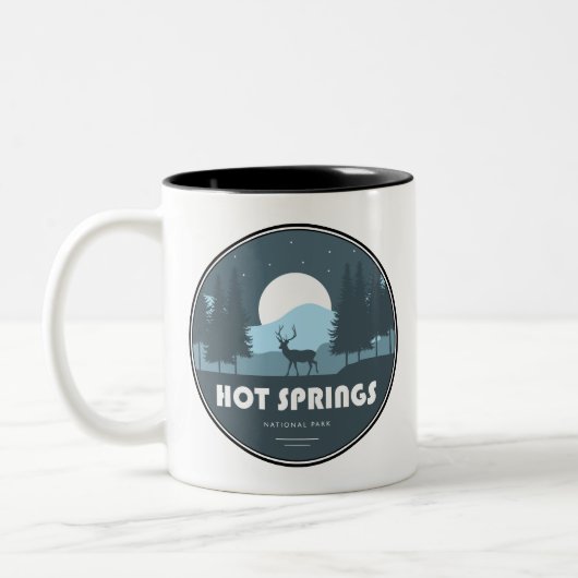 Tasse 2 Couleurs Hot Springs National Park Deer (Gauche)