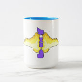 Tasse 2 Couleurs Hotdog Coffee Cup, Meilleur Café Possible Coupe (Centre)