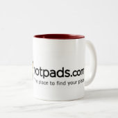 Tasse 2 Couleurs hotPadsCoffeeMug (Devant droit)