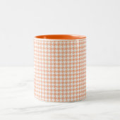 Tasse 2 Couleurs Houndstooth Melon et White (Centre)
