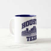 Tasse 2 Couleurs Houston, Texas (Devant gauche)