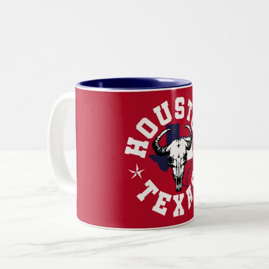 Tasse 2 Couleurs Houston, Texas (Devant gauche)