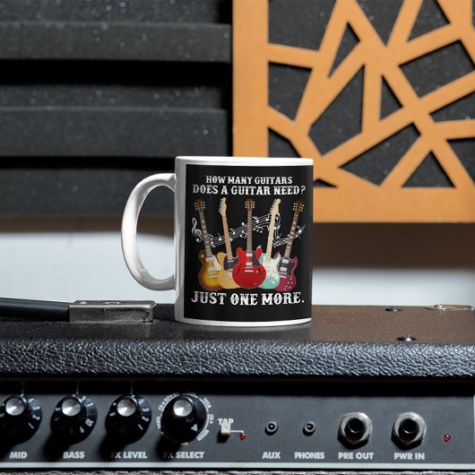 Tasse 2 Couleurs How Many Guitars Gift For Guitar Player