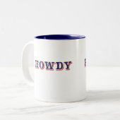 Tasse 2 Couleurs Howdy (Devant gauche)